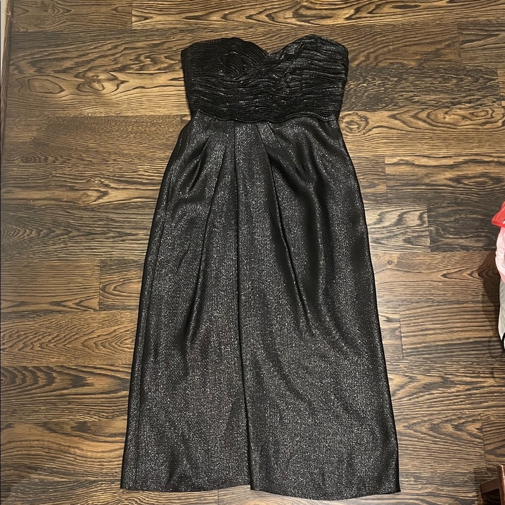 Laundry By Shelli Segal Black Strapless Gown for Cocktail Events